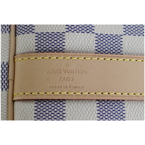 Louis Vuitton Keepall 55 Bandouliere Damier Azur Travel Bag