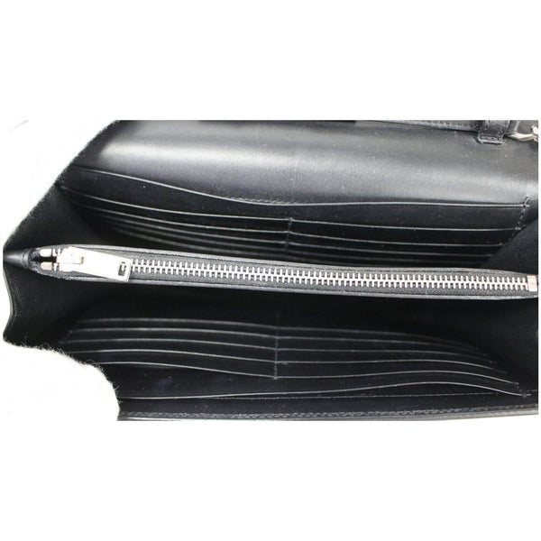 YVES SAINT LAURENT Kate Stars Leather Chain Clutch Crossbody Bag Black