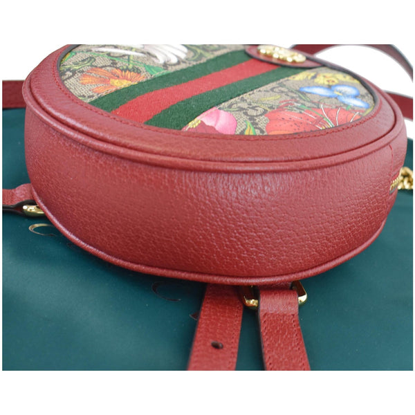 GUCCI Ophidia GG Flora Mini Supreme Backpack Bag Red 598661