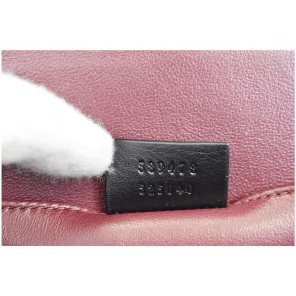 Gucci Sylvie 1969 Patent Leather Top Handle Bag code