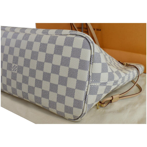 Louis Vuitton Neverfull MM Tote Shoulder Bag White