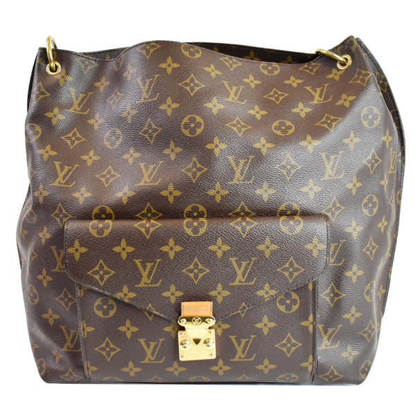 Louis Vuitton Metis Hobo Monogram Canvas Shoulder Bag sleek design