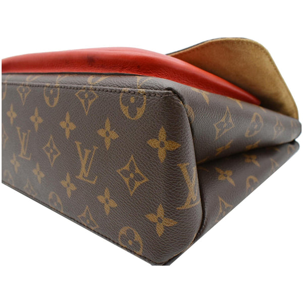 LOUIS VUITTON Marignan Monogram Canvas Shoulder Bag Coquelicot