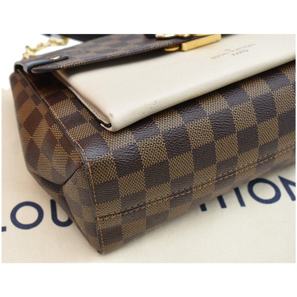 LOUIS VUITTON Vavin PM Damier Ebene Crossbody Bag Brown