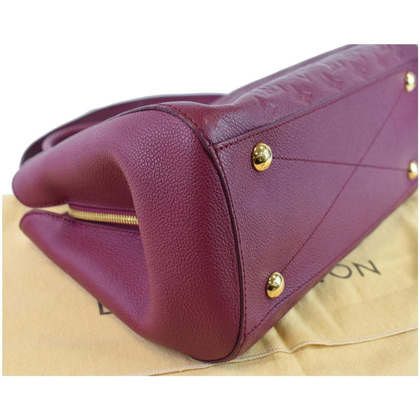 LOUIS VUITTON Montaigne MM Monogram Empreinte Shoulder Bag Raisin