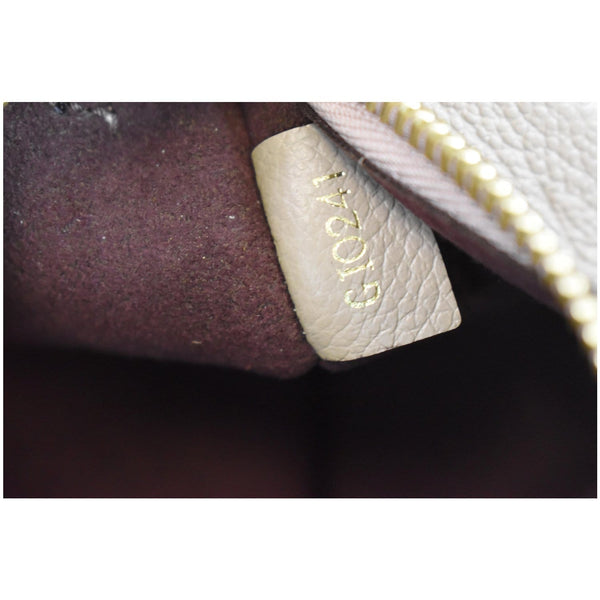 LOUIS VUITTON Empreinte Monogram Neverfull MM Pochette Wristlet Pouch Beige