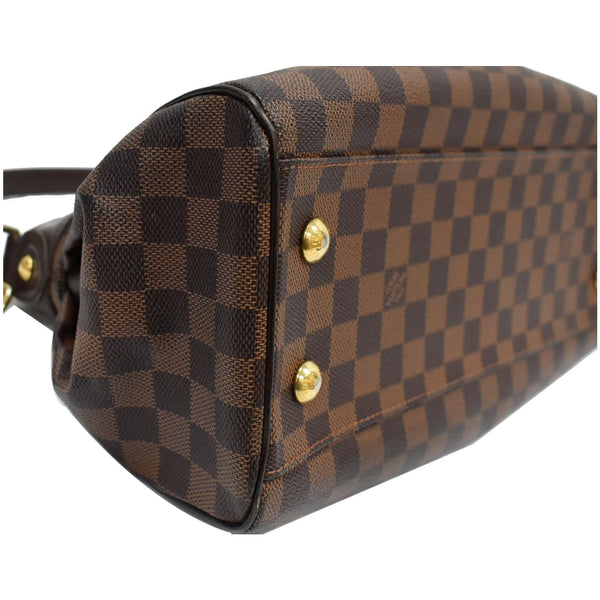 Louis Vuitton Trevi PM Damier Ebene Shoulder Bag - bottom studs