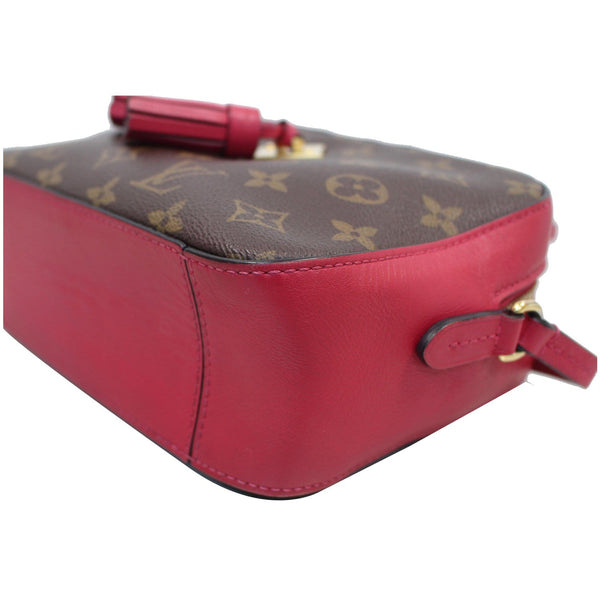 LOUIS VUITTON Saintonge Monogram Canvas Shoulder Bag Freesia