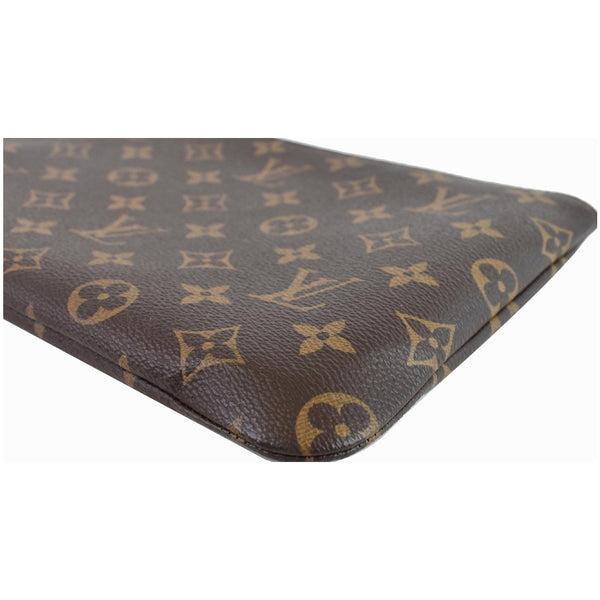 LOUIS VUITTON Etui Voyage PM Monogram Canvas Pouch Bag Brown