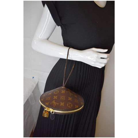 Louis Vuitton Toupie Monogram Canvas Handbag Brown