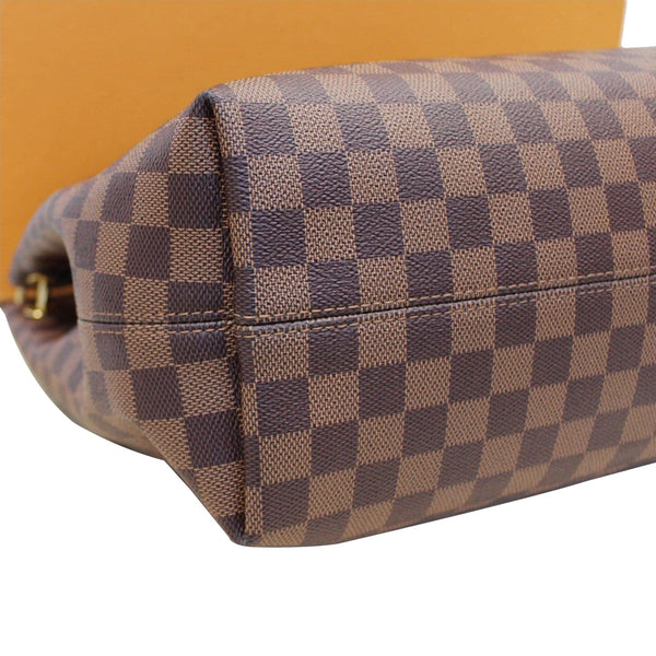 LOUIS VUITTON Graceful MM Damier Ebene Shoulder Bag Brown