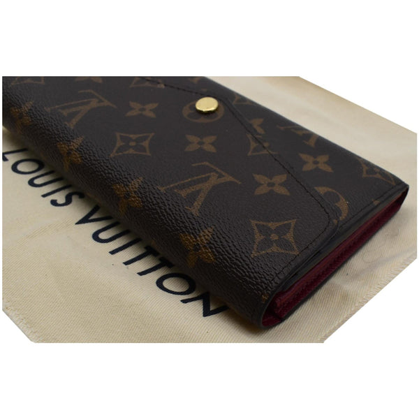 Louis Vuitton Monogram Canvas Sarah Wallet Brown For Sale