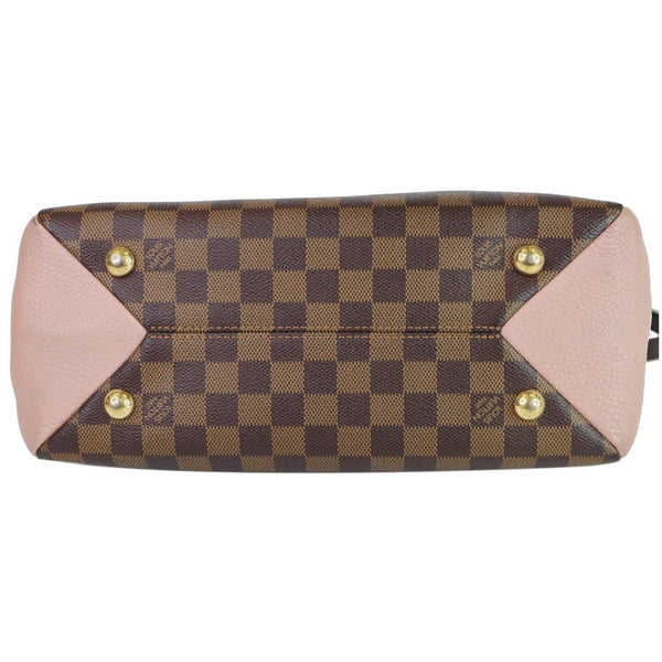 Louis Vuitton Brittany Damier Ebene Leather Tote Bag dual color base