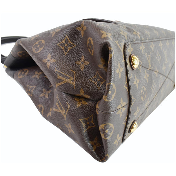 LOUIS VUITTON Olympe Monogram Canvas Satchel Shoulder Bag Black