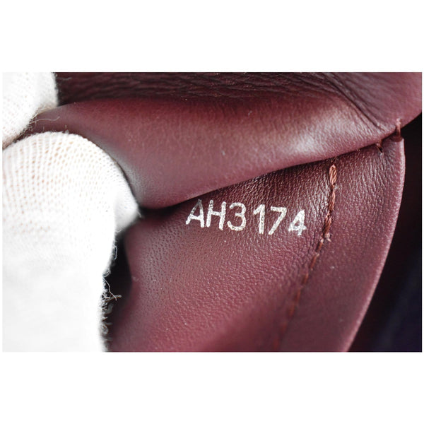 LOUIS VUITTON Capucines MM Taurillon Leather Satchel Bag Blue