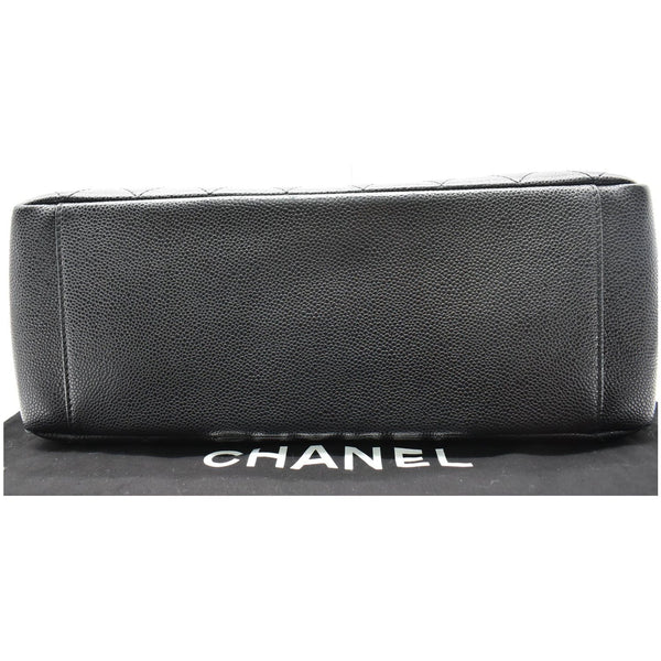 CHANEL Grand Shopping GST Caviar Leather Tote Bag Black