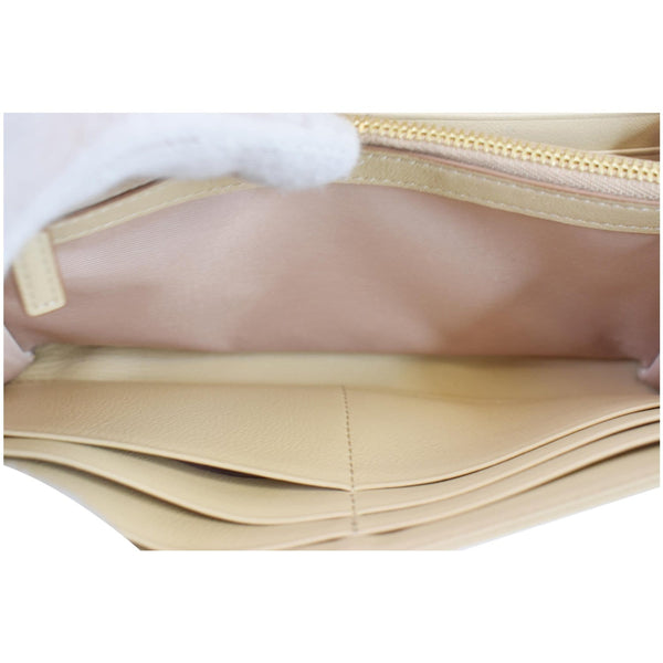 MCM Berlin Visetos Crossbody Chain on Wallet Gold