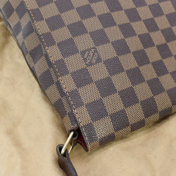 LOUIS VUITTON Musette Salsa GM Damier Ebene Crossbody Bag Brown