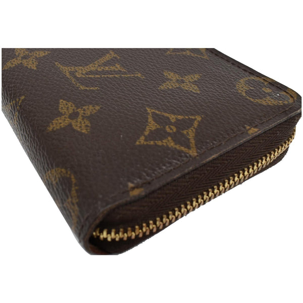 LOUIS VUITTON Monogram Canvas Zippy Coin Purse Brown