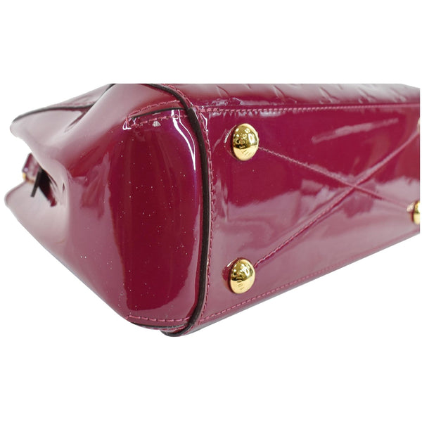 LOUIS VUITTON Montaigne BB Vernis Leather Tote Shoulder Bag Magenta