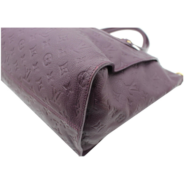 LOUIS VUITTON Lumineuse PM Monogram Empreinte Leather Shoulder Bag Plum