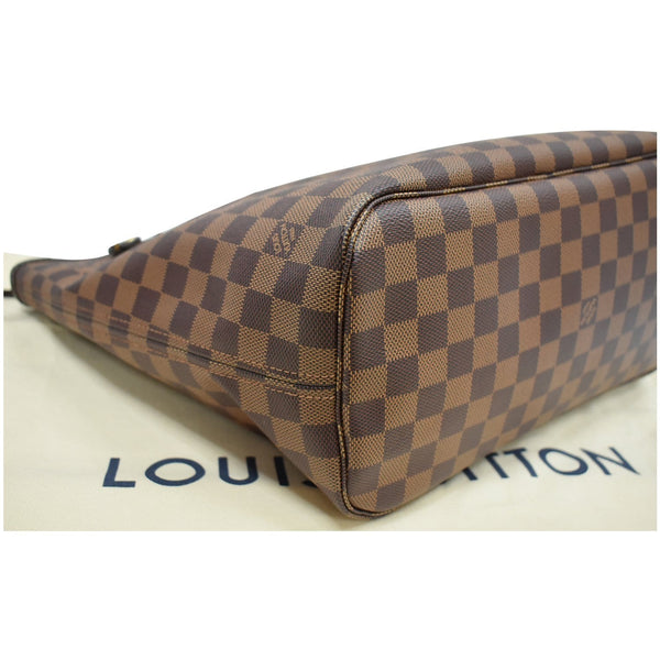 LOUIS VUITTON Neverfull MM Damier Ebene Brown Tote Bag Brown