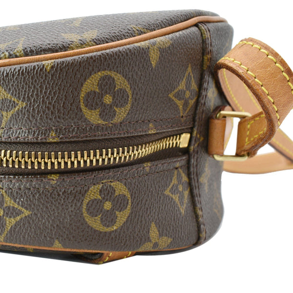 LOUIS VUITTON Blois Vintage Monogram Canvas Crossbody Bag Brown