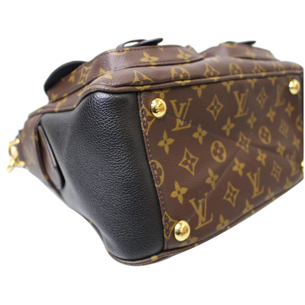 LV Manhattan NM Monogram Canvas metallic studs bag