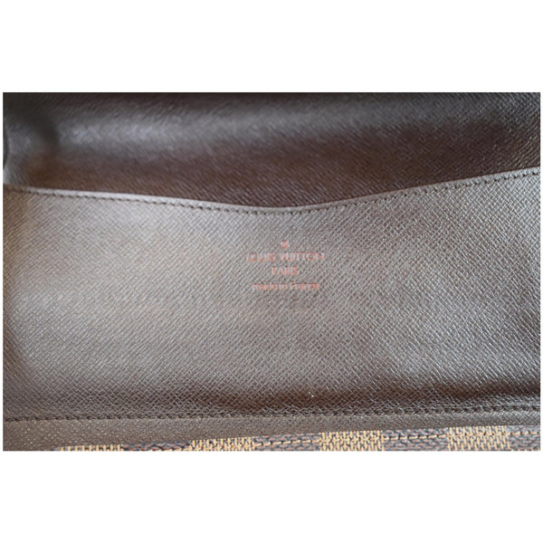 authentic Lv Josephine Damier Ebene Wallet Brown