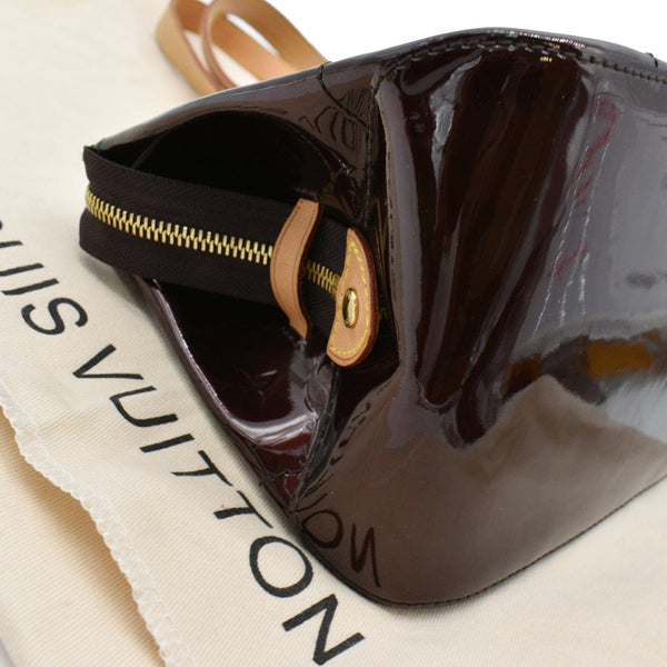 LOUIS VUITTON Rosewood Monogram Vernis Shoulder Bag Amarante