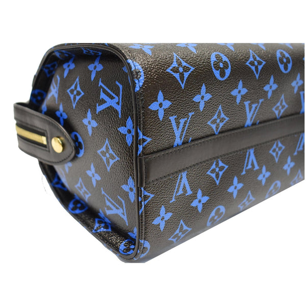 LOUIS VUITTON Speedy Amazon PM Monogram Canvas Shoulder Bag Blue Noir