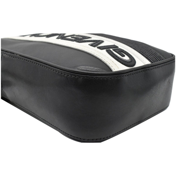 GIVENCHY MC3 Logo Leather Crossbody Bag Black