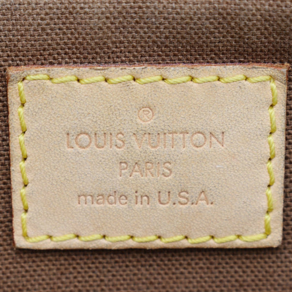 LOUIS VUITTON Tulum GM Monogram Canvas Shoulder Bag Brown