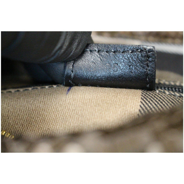 BURBERRY London Python Hobo Bag Bronze