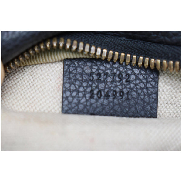 Gucci Print Small Leather Belt Waist Bum Bag - Black