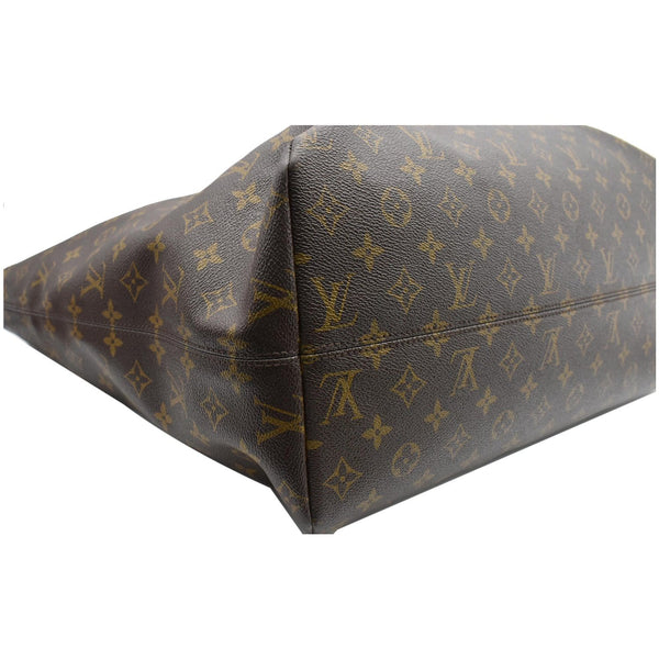 LOUIS VUITTON Raspail GM Monogram Canvas Shoulder Bag Brown