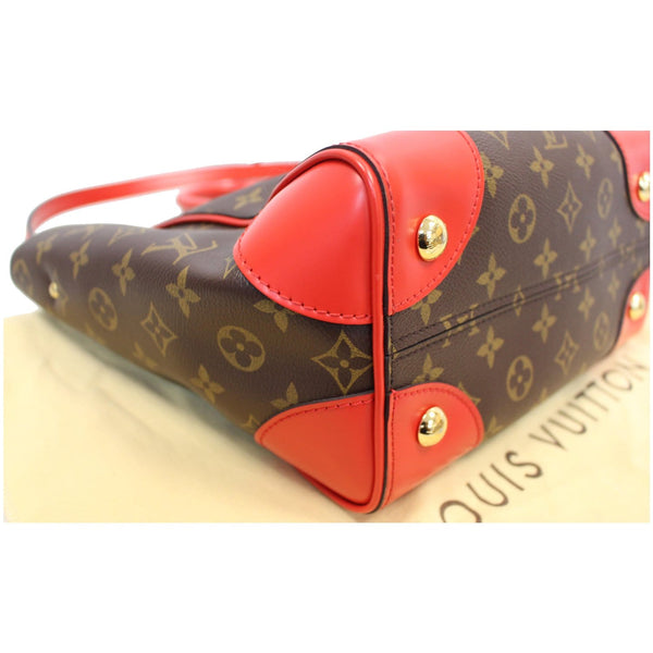 LOUIS VUITTON Phenix Monogram Canvas Shoulder Handbag Coquelicot