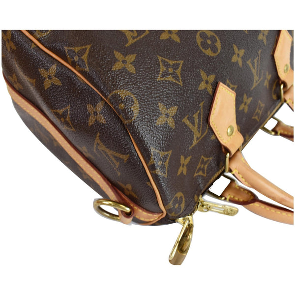 Louis Vuitton Speedy 25 Shoulder Strap Bag - Brown Color