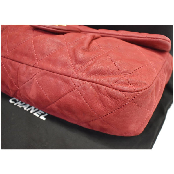 Used Chanel Chic Quilt Flap Iridescent Leather Strap bag for sale | DDH