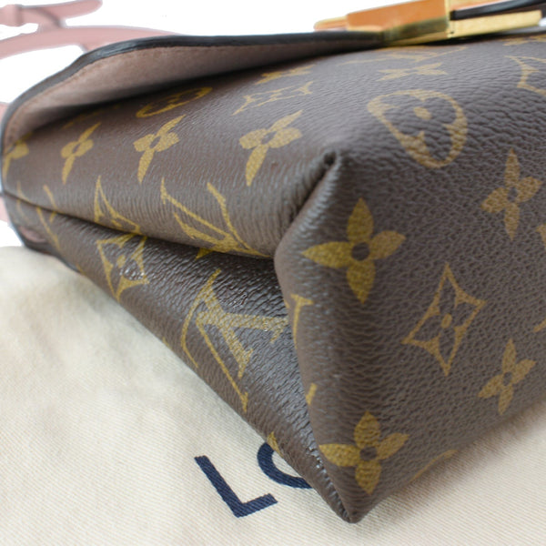 LOUIS VUITTON Locky BB Monogram Canvas Crossbody Bag Rose Poudre