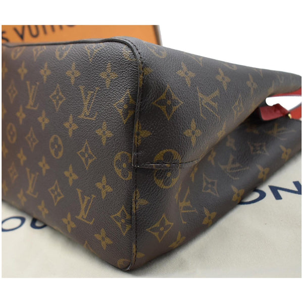 LOUIS VUITTON Neonoe Monogram Canvas Crossbody Bag Coquelicot