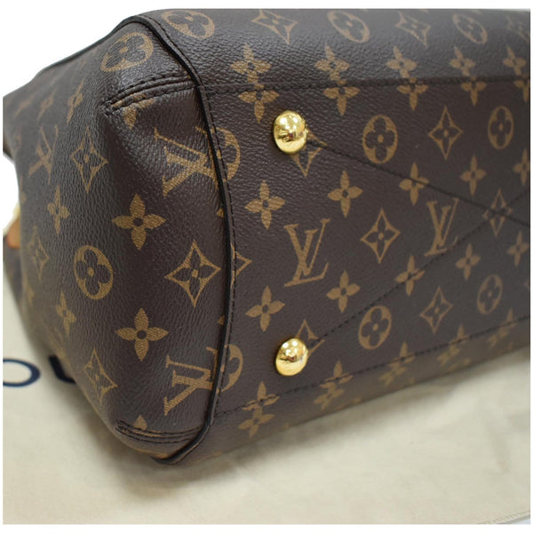 LOUIS VUITTON Montaigne GM Monogram Canvas Shoulder Bag Brown