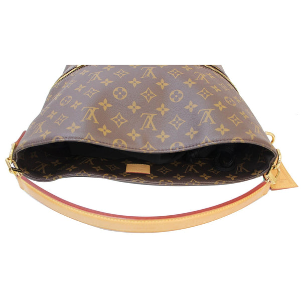 Lv Melie Monogram Canvas Hobo Shoulder Straps Bag