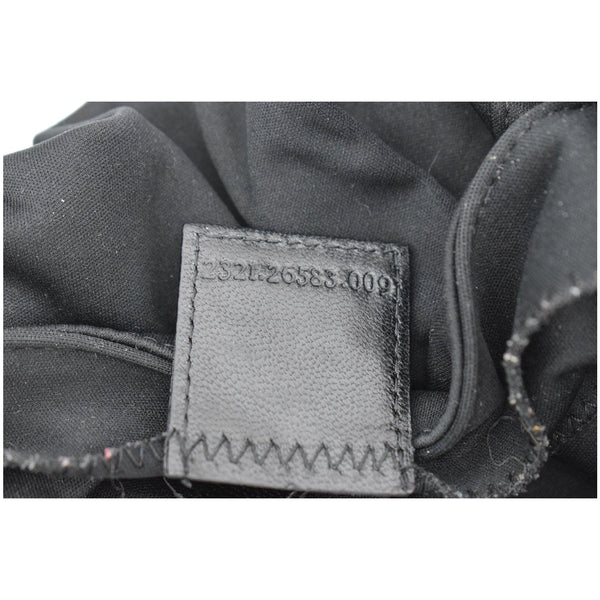 FENDI Mama Baguette Neoprene Canvas Shoulder Bag Black