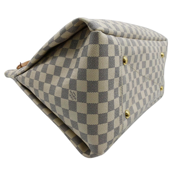 LOUIS VUITTON  Artsy MM Damier Azur Hobo Bag White