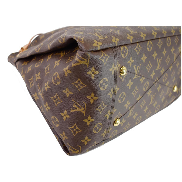 LOUIS VUITTON Artsy MM Monogram Canvas Shoulder Bag Brown