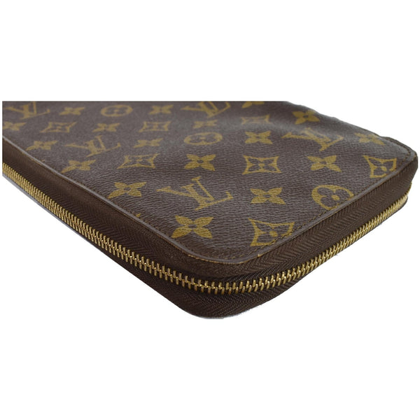 LOUIS VUITTON Monogram Escovedo Travel Case Long Wallet Brown