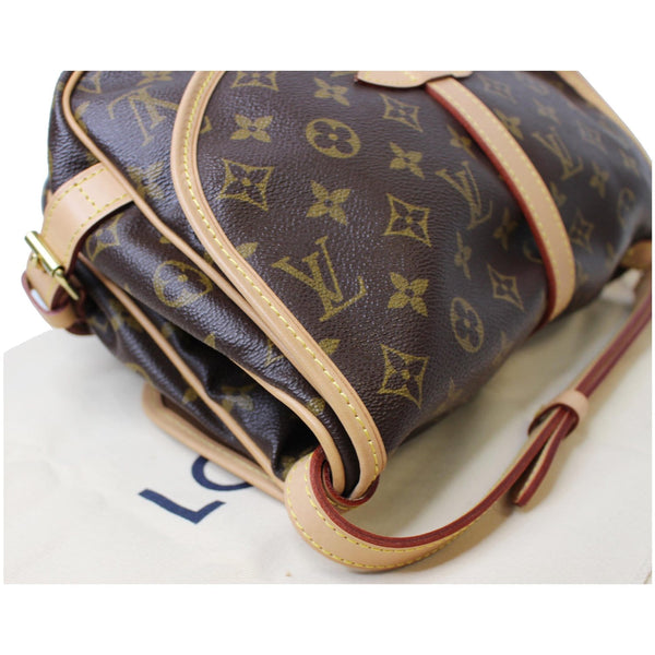 LOUIS VUITTON Saumur 30 Monogram Canvas Shoulder Bag Brown