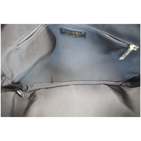 Chanel North South Boy Lambskin Leather Crossbody inner part