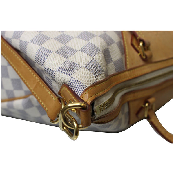 Louis Vuitton Siracusa GM Damier Azur tote close look